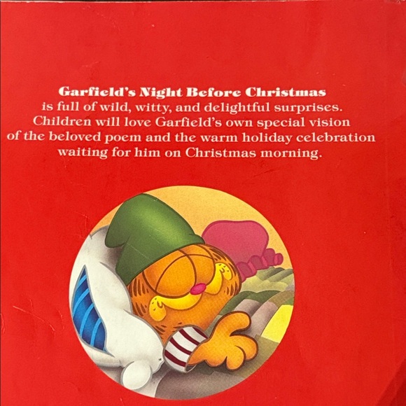 Garfield's Night Before Christmas Book - Picture 3 of 7